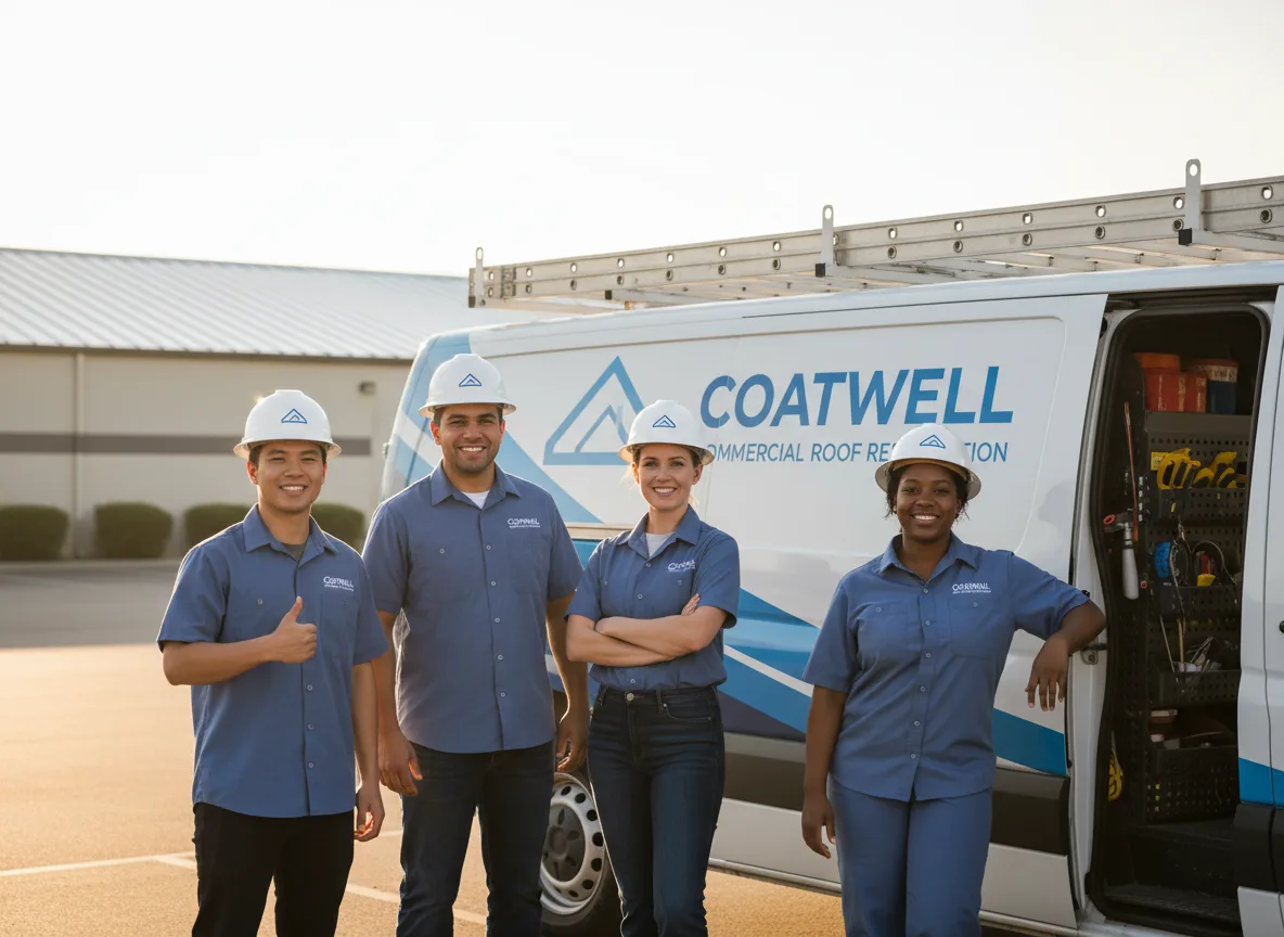 Commercial roof coating company in Bailey, MI